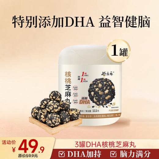 DHA核桃黑芝麻丸 111g  13粒/罐 商品图0
