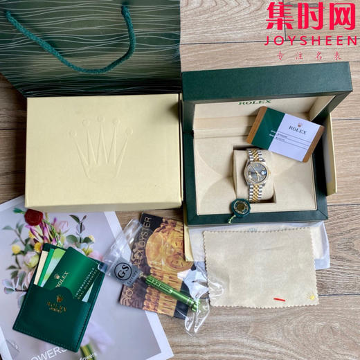 劳力士GS日志型系列 女款31mm 日志31系列 间金灰罗马钻圈 女士腕表 搭载改Cal.2236全自动机械机芯 商品图1