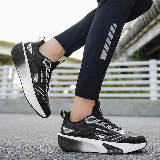 【超轻透气 包裹性强 轻便软弹】情侣款缓震休闲跑鞋 商品图4