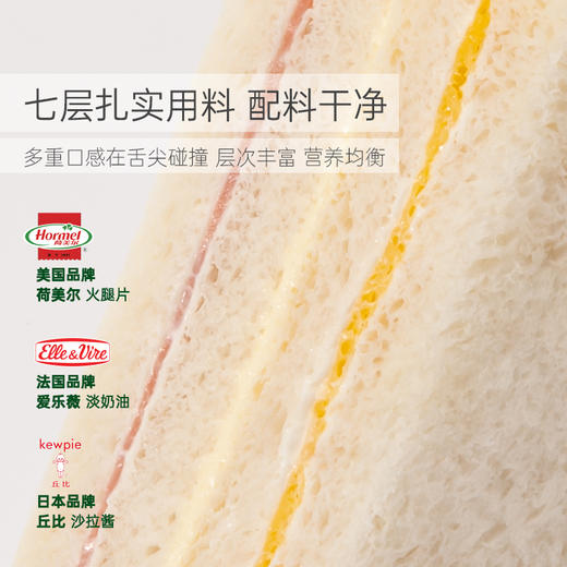 【下单五天后发货】满滋屋手工三明治 | 层层扎实用料、新鲜短保、方便速食早餐、多种口味选择 商品图6