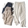 【yzyp-F5218】夏日男子休闲直筒条纹棉麻长裤！！ 商品缩略图2