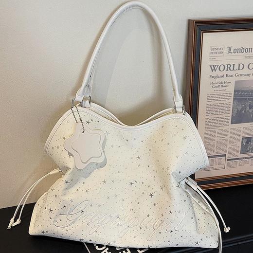【星星珠光托特包】女大容量手提包小众2026春季新款高颜值通勤托特包 商品图1