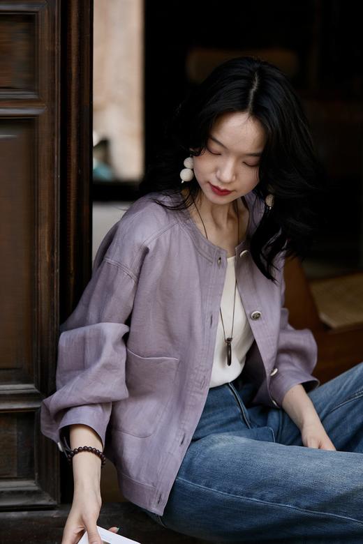 流浪诗人醋酸+莱塞尔呼吸感小资气韵外套 商品图7