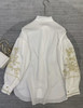原单新款重磅金线刺绣木耳领设计感衬衫（宽松款） 商品缩略图10