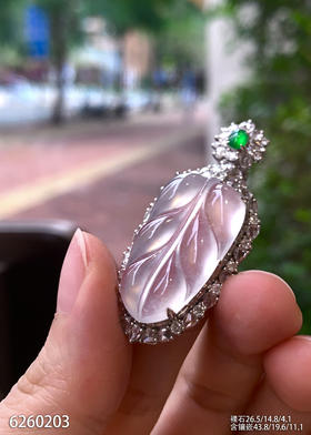 6260203，叶子吊坠。具体价格微信咨询