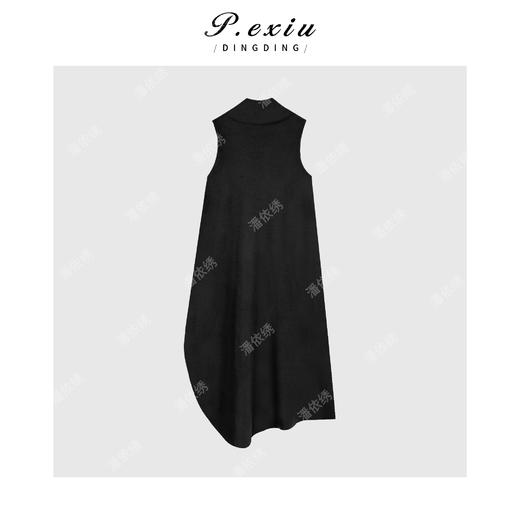 04-1潘依绣丁丁宠粉极简主义设计感半高领无袖连衣裙Q35749 商品图1