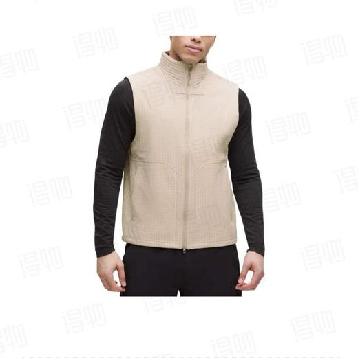 露露 Water-Repellent系列纯色休闲防风弹力柔软网格拉绒立领无马甲 商品图2