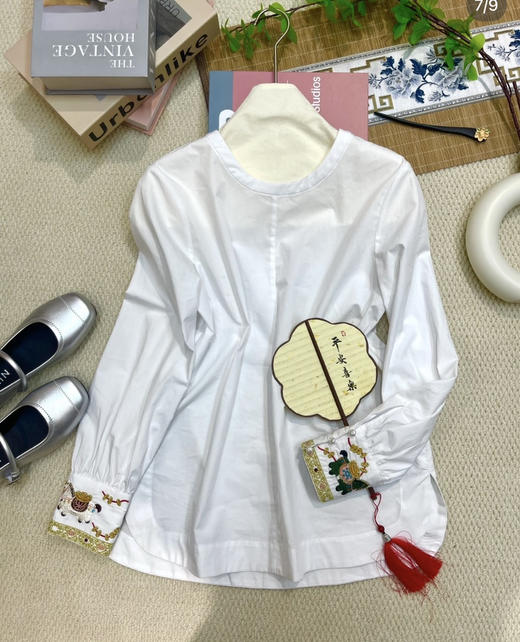 原单重磅刺绣碰撞国风衬衫 商品图2