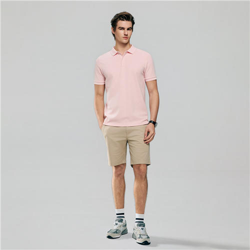 佐丹奴男装26年新款净色棉感华夫格肌理短袖POLO衫01016295 商品图3