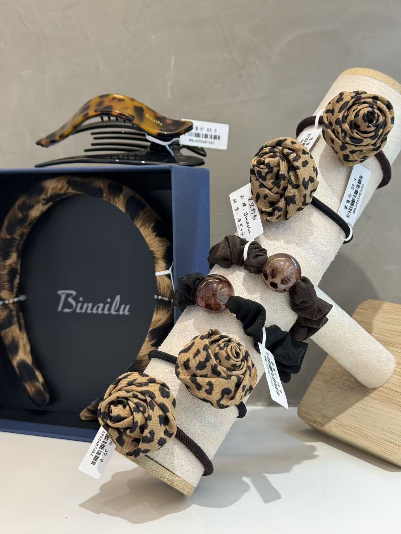 【sssp1】贵子新款！发箍+抓夹+发绳六件套！！