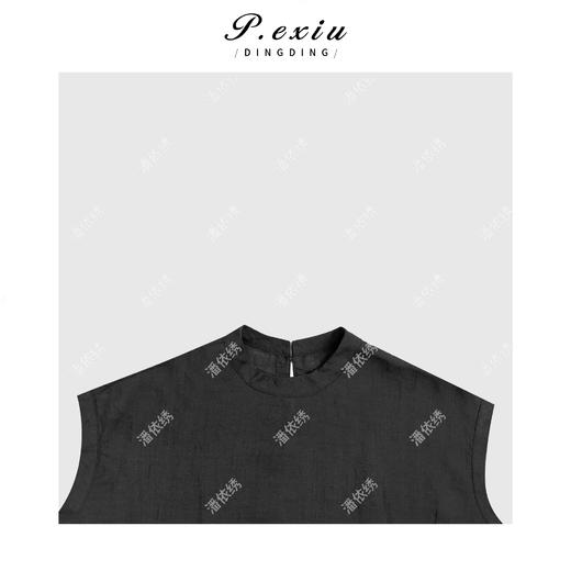 03-5潘依绣丁丁宠粉时髦精减龄花边圆领无袖衬衫Q59841 商品图2