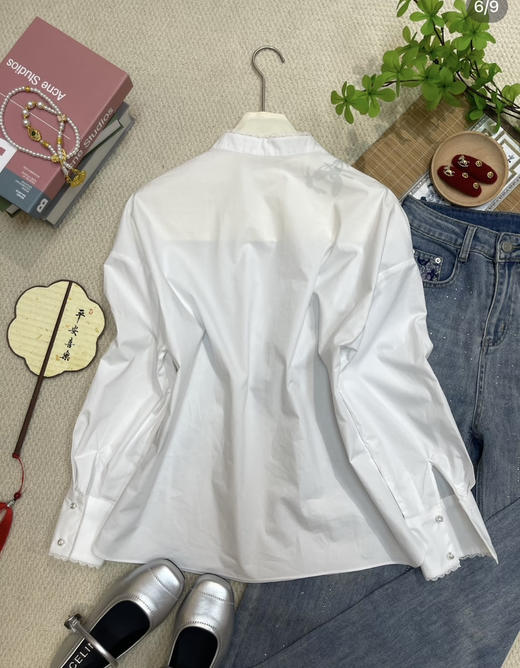 原单重工刺绣亮片衬衫 商品图3