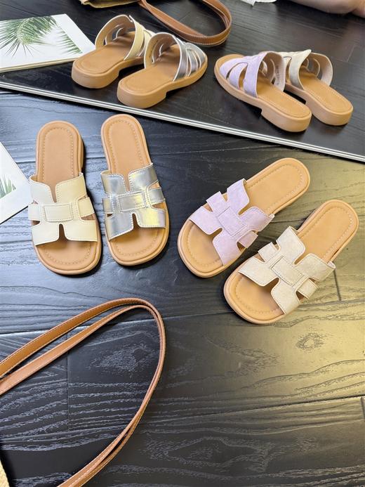 绝美夏日半托，度假风一字凉拖女2521 商品图5