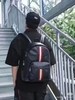 Bally Harper系列经典红白条纹全皮双肩包 商品缩略图1