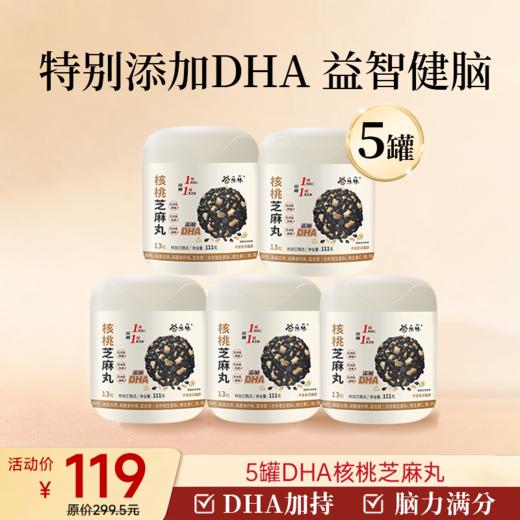 DHA核桃黑芝麻丸 111g  13粒/罐 商品图2