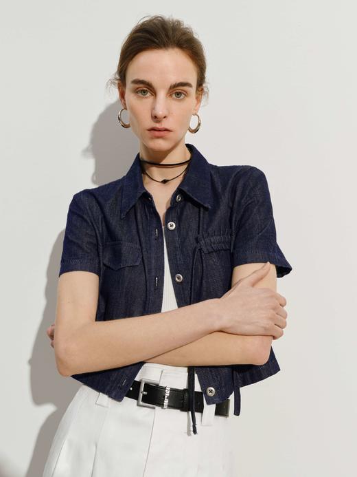 【商场同款】伊芙丽夏牛仔外套1G5210591 商品图0