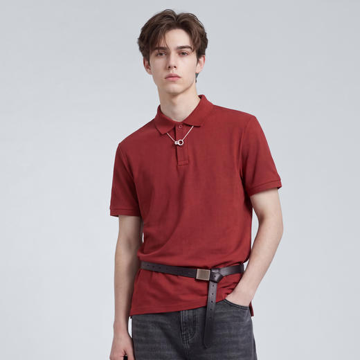 【100%棉&凉感抗菌】圣得西短袖POLO衫男款2026春季商务高级上衣 商品图14