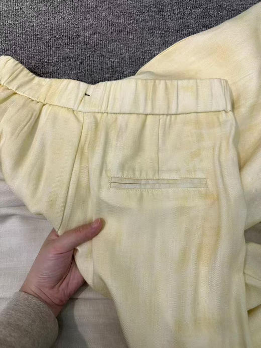 原单新款亚麻天丝垂感阔腿直筒女神裤 商品图3