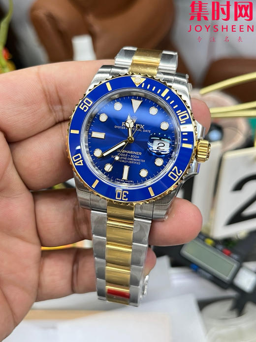 VS劳力士潜航者型"间金蓝水鬼" 丹东3135机 VS间金蓝水鬼40 二代水鬼 男士腕表 商品图1