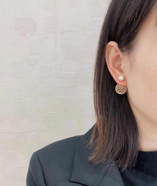 Dior 镂空金属珠耳钉（XTY） 商品图1