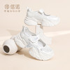 厚底玛丽珍老爹鞋女夏季透气网面魔术贴小白鞋休闲运动鞋X6C165-98 商品缩略图2