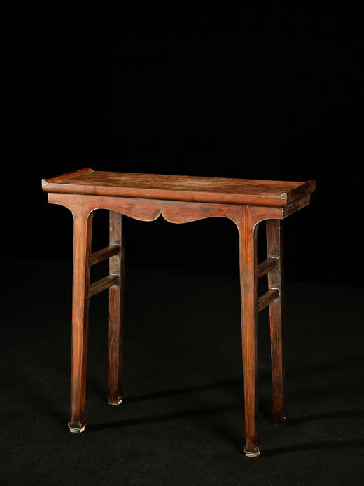 清	红木插肩榫一块玉壸门牙板翘头案 商品图1