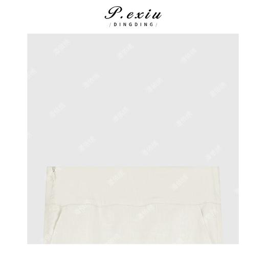 03-5潘依绣丁丁宠粉气质重工花卉印花显瘦半身裙Q5564 商品图2