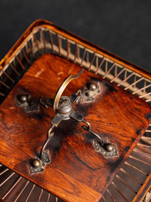 清	黄花梨双层鸟笼 商品图4