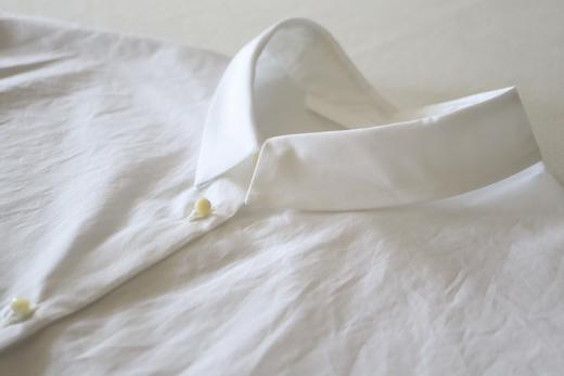 Atelier d'antan 轻盈易搭贝壳纽扣短袖衬衫 商品图2