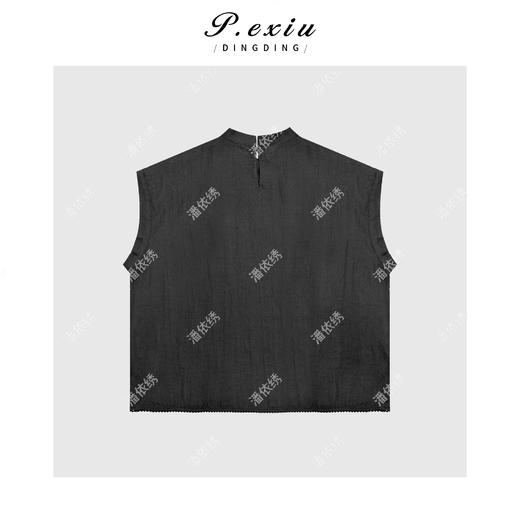 03-5潘依绣丁丁宠粉时髦精减龄花边圆领无袖衬衫Q59841 商品图1