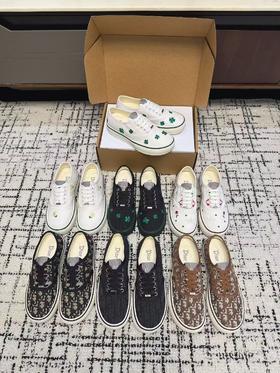 迪奥 2026SS最新款刺绣帆布运动鞋 板鞋