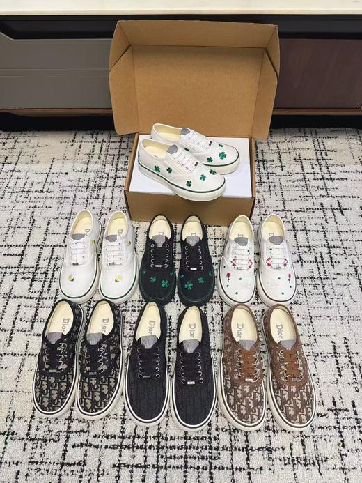 迪奥 2026SS最新款刺绣帆布运动鞋 板鞋 商品图0