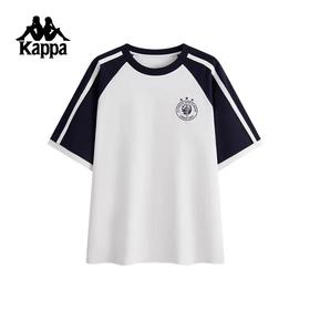 XXMKappa卡帕背靠背夏季运动短袖t恤男纯棉透气半袖休闲上衣