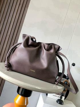 罗意威 纳帕牛皮革Flamenco手拿包福袋 中号 巧克力色（LZ）