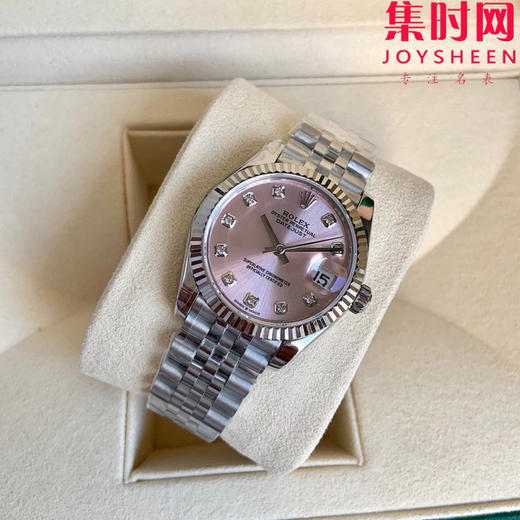 劳力士GS日志型系列 女款31mm 日志31系列 粉盘钻面 霉粉 女士腕表 搭载改Cal.2236全自动机械机芯 商品图4