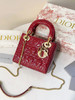 Dior 三格 漆皮 红色 戴妃包 商品缩略图0