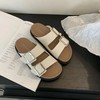 【柔软舒服！甜酷风格】勃肯鞋女厚底凉拖鞋女夏外穿新款时尚皮带扣休闲沙滩一字拖鞋。xa 商品缩略图2
