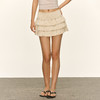 Ariseism 美式复古花边短裙百褶半身裙女夏季新款包臀裙子 商品缩略图4