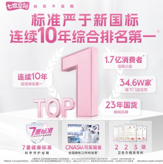 七度空间天山绒面极薄型夜用290mm三联包 商品图4