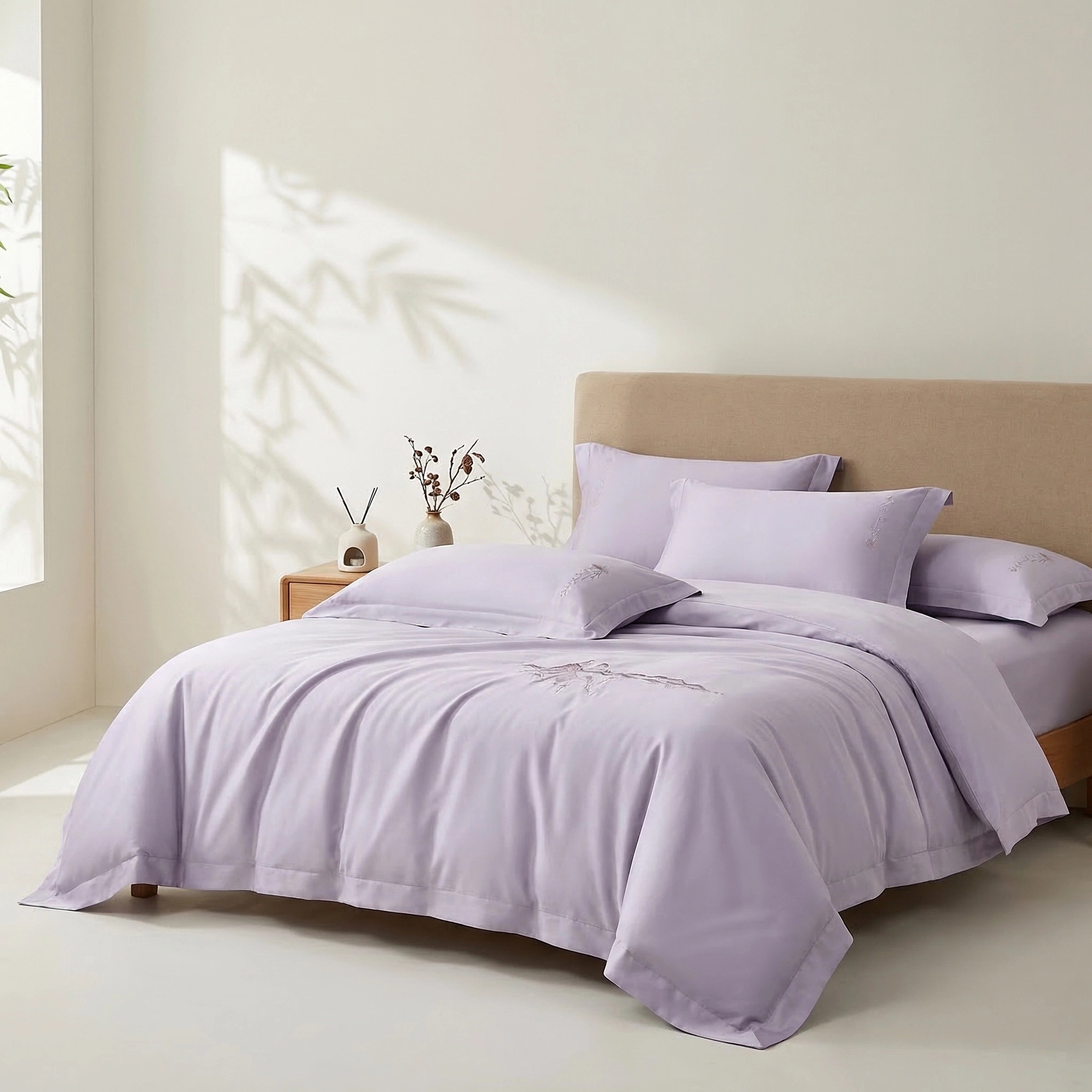 战时清仓！品牌源头工厂直发，实实在在的纯棉床品，「60支贡缎 / 母婴A类双层纱」款 四件套可选，柔软透气、四季可用，10种高定花色，又美又舒服！（空谷幽兰部分规格预售3.30起发货）