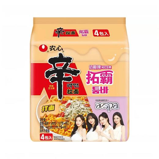 农心 辛拉面拓霸袋中国产137g*4 농심 신라면툼바중국산137g*4 商品图0