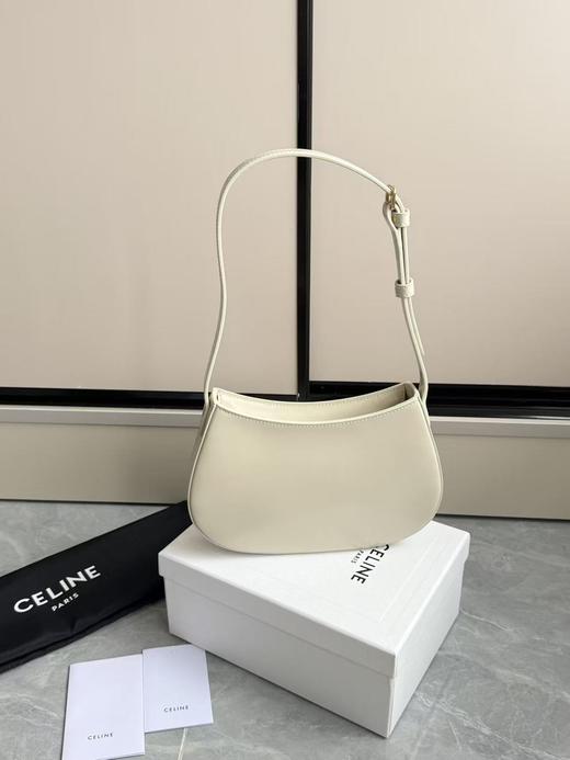 赛琳  米白色Tilly腋下包 金扣（LZ） 商品图2