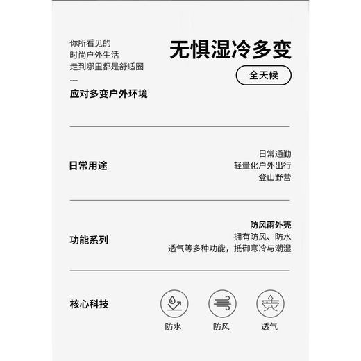 【门店同款】休闲立领双面穿夹克男经典户外生活防风防水外套 商品图3