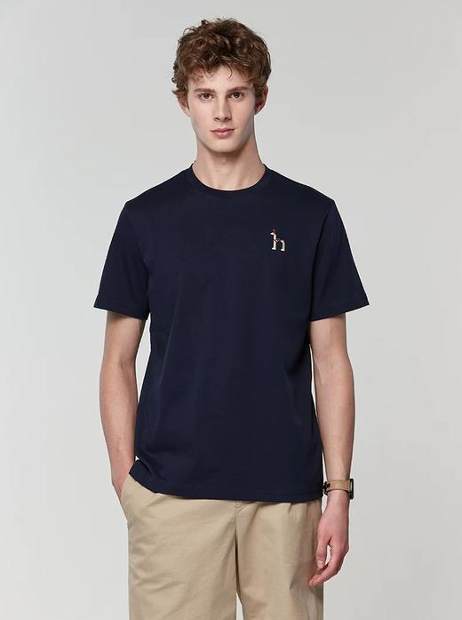 威海2026最新款！三色，官网刚刚上，咱们同步发售HAZZYS春夏新款基础款T恤 男士简约短袖  dog短袖 商品图5