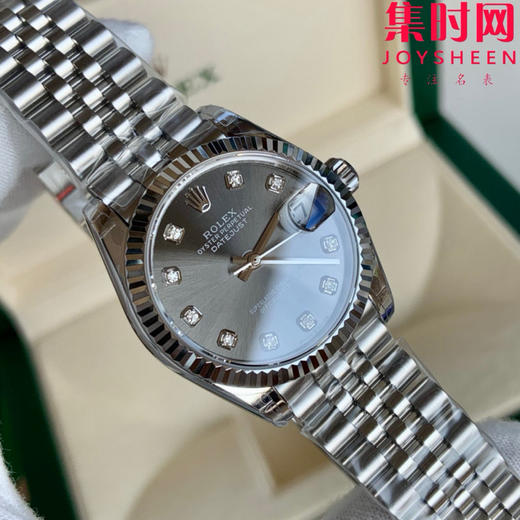 劳力士GS日志型系列 女款31mm 日志31系列 灰盘钻面 女士腕表 搭载改Cal.2236全自动机械机芯 商品图2