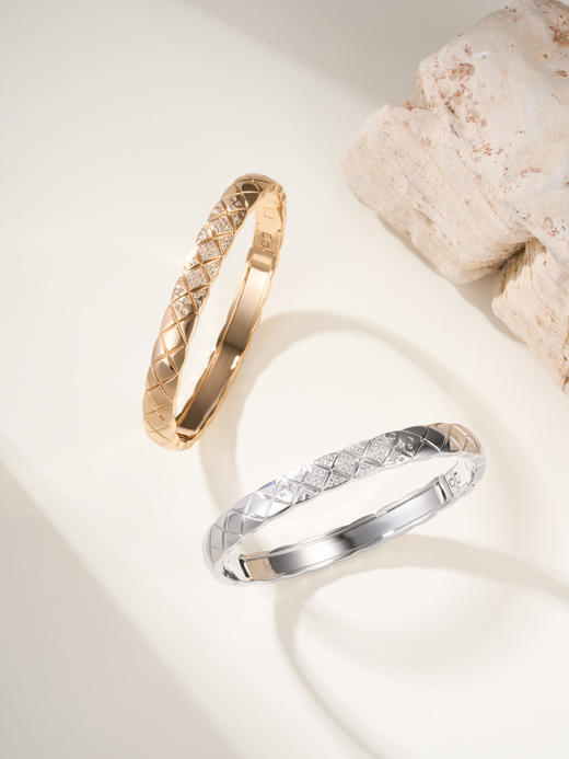 香奈儿 coco crush 宽版 手镯 无钻/带钻（XTY） 商品图0