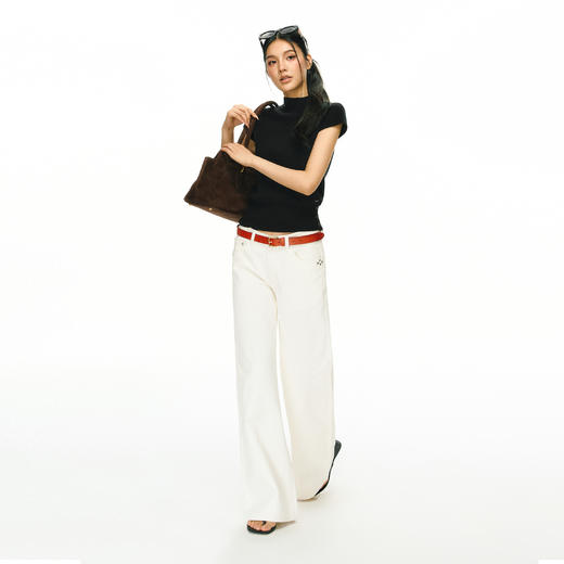 Ariseism 3月23日 19点50分 新品上新 纽扣装饰毛衫短袖 商品图2