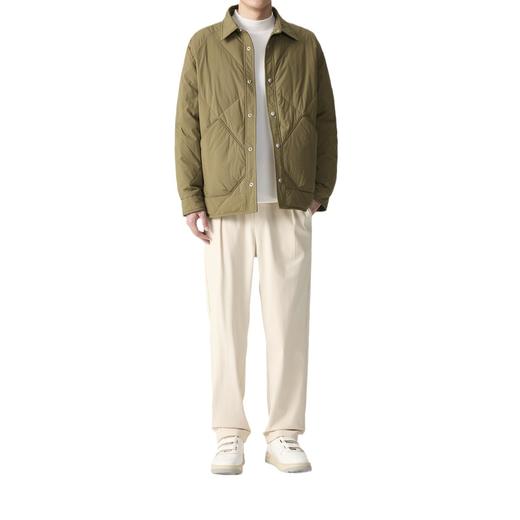 墨麦客菱形格插肩袖男士羽绒服冬季款远红外升温外套男88445 商品图4