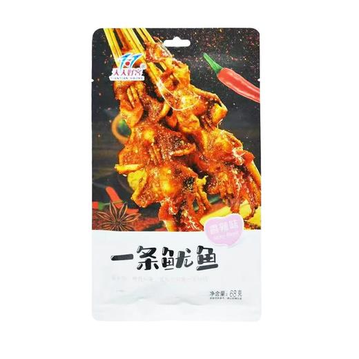 天天好客 一条鱿鱼 香辣味 68g/袋 商品图0