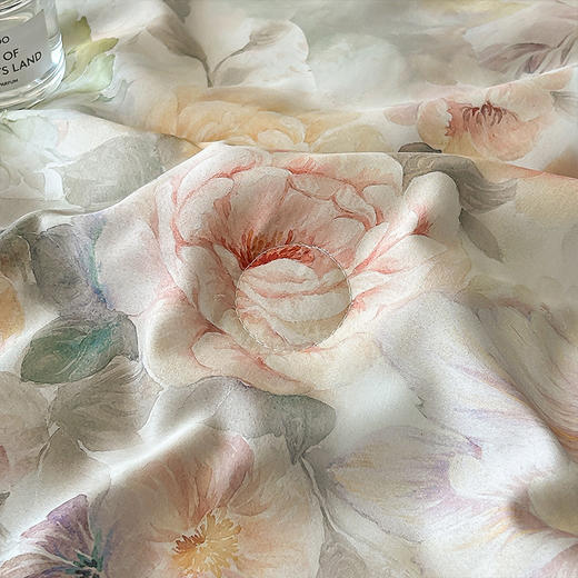 2026新款莱赛冰丝数码印花夏被四件套 仿天丝空调被 商品图4